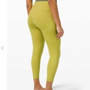 Lululemon Align leggings size 12 Chartreuse color
